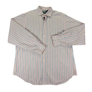 Polo by Ralph Lauren Dress Shirt 17.5 XL Men's Vintage Regent Pink 100% Cotton